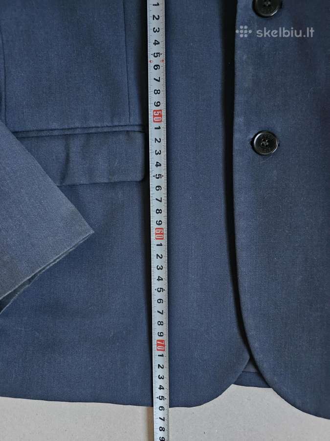 Mėlynas mokyklinis 8 to Go“ švarkas Dydis M/l (182 - nuotraukos Nr. 6