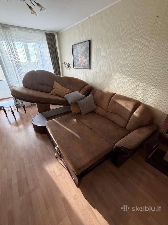 Isskleidziama kampine sofa-lova + staliukas - nuotraukos Nr. 3