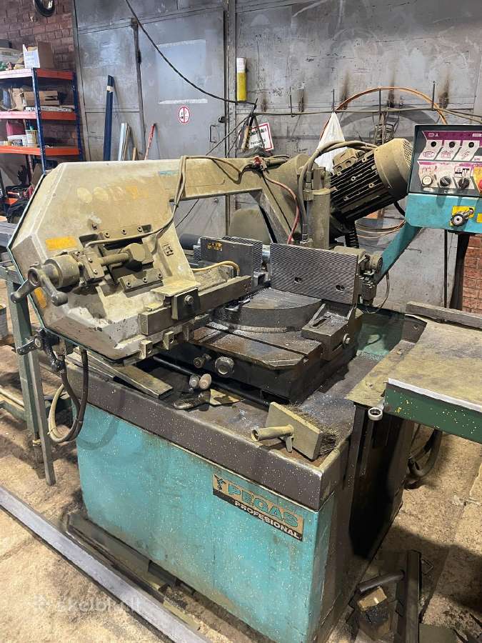 Metalo juostinės pjovimo staklės Pegas 295 + rolg - nuotraukos Nr. 2