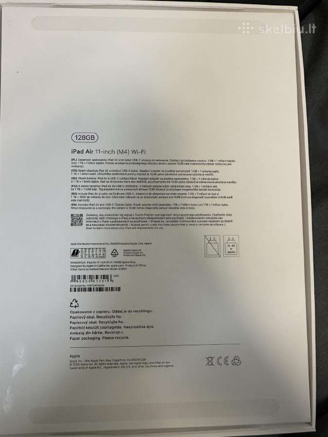 iPad Air 2026, 128 GB. - nuotraukos Nr. 10