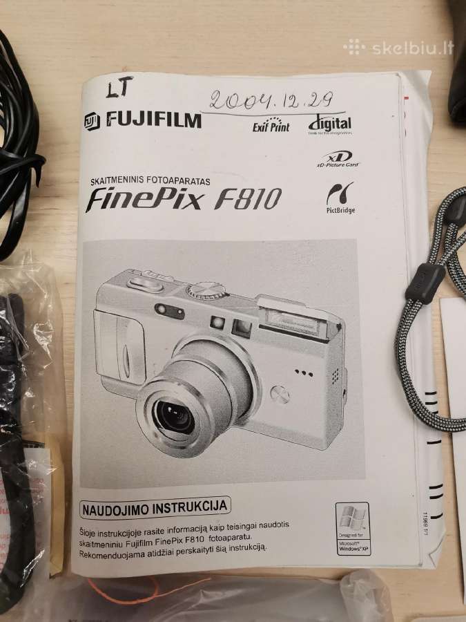 Skaitmeninė Fujifilm Finepixf810 su max komplektu - nuotraukos Nr. 4