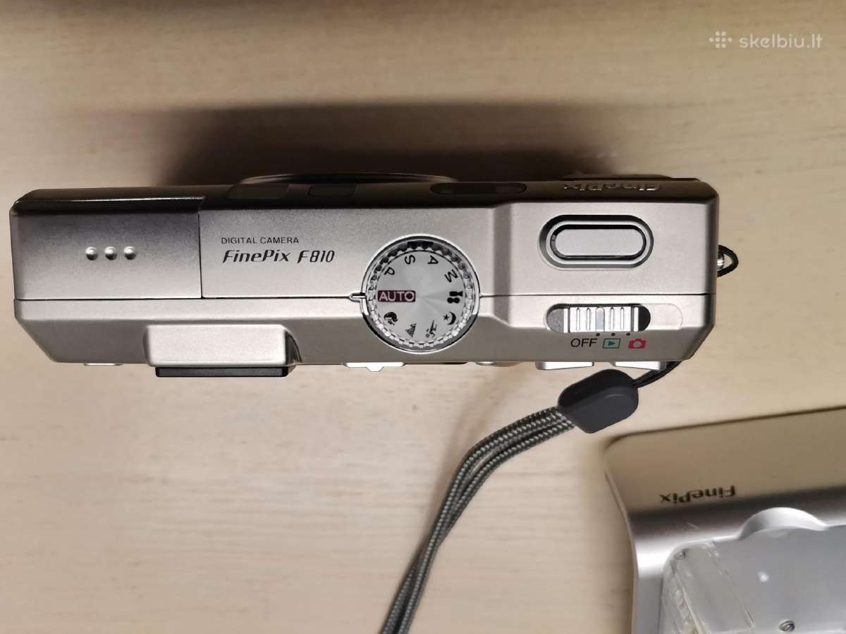 Skaitmeninė Fujifilm Finepixf810 su max komplektu - nuotraukos Nr. 6