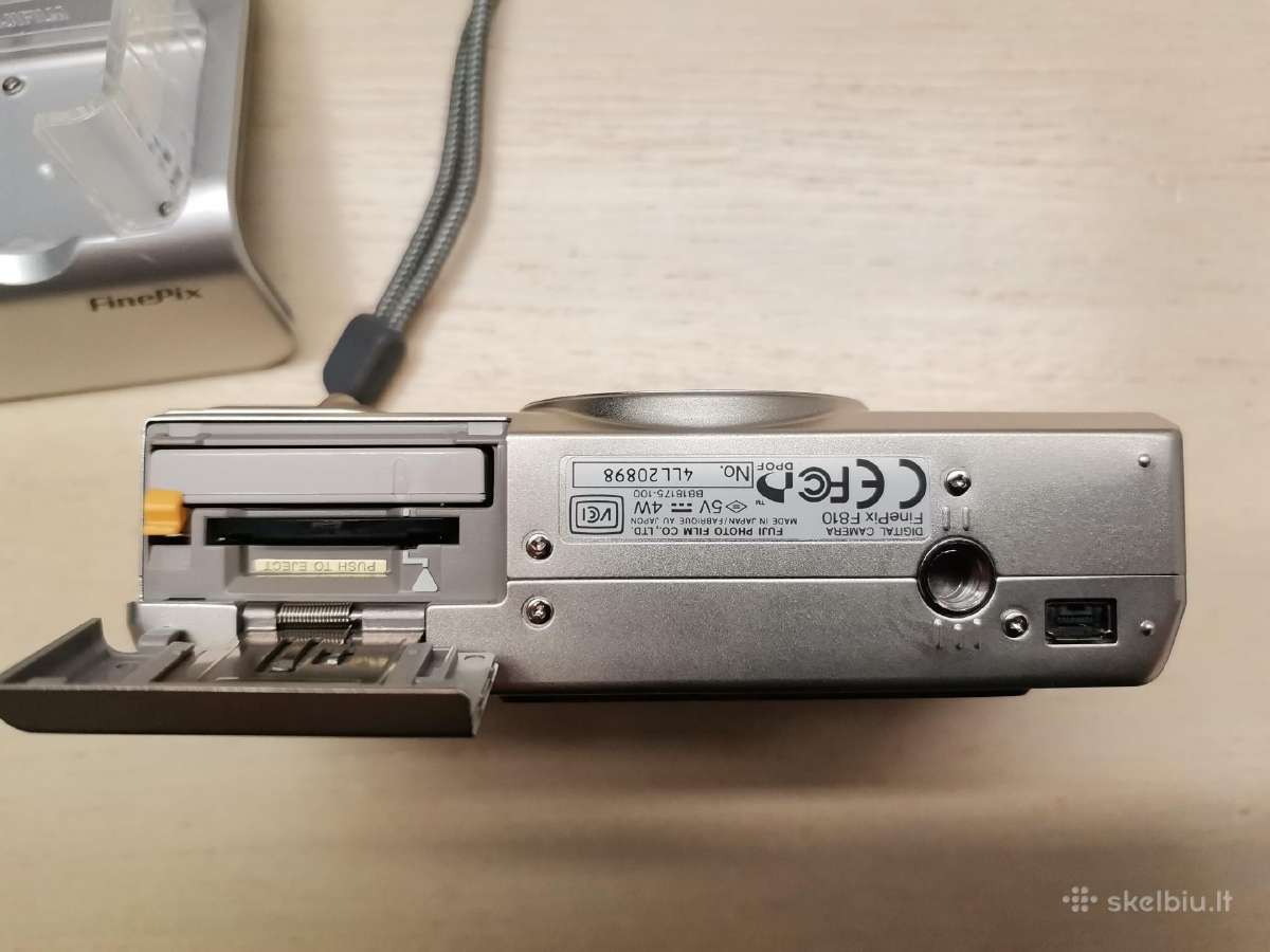 Skaitmeninė Fujifilm Finepixf810 su max komplektu - nuotraukos Nr. 7