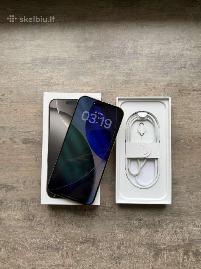 Apple iPhone 16 pro Max 256gb Geros būklės - nuotraukos Nr. 3