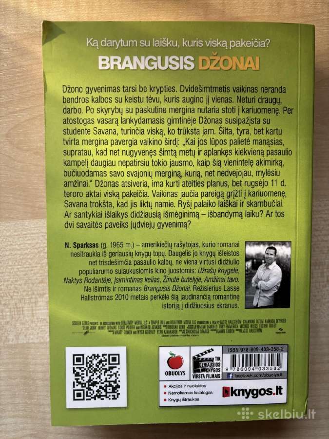 Bestseleris Brangusis Džonai", naujutėlė knyga - nuotraukos Nr. 3