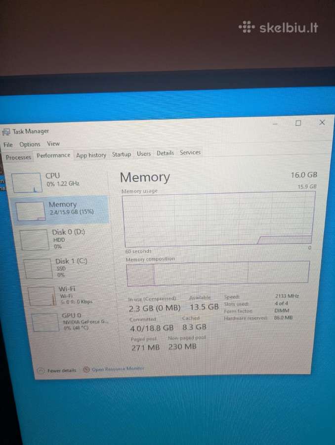 I5-9400f / Gtx 1060 6gb / 16gb RAM - nuotraukos Nr. 8
