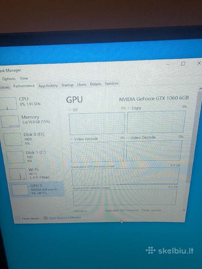 I5-9400f / Gtx 1060 6gb / 16gb RAM - nuotraukos Nr. 11