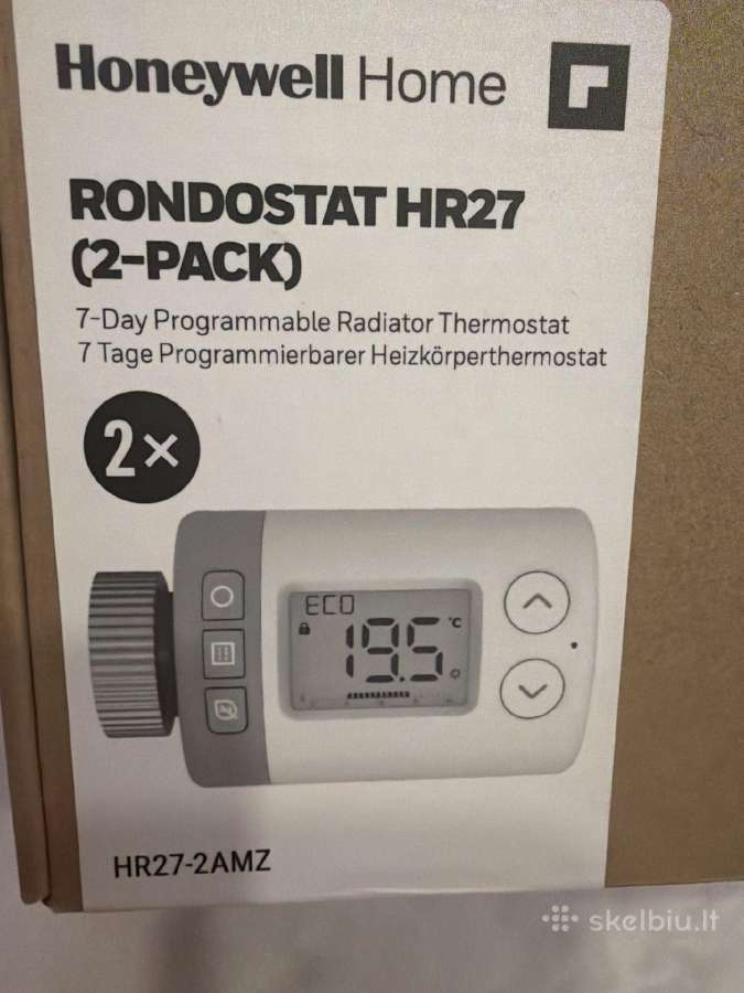 Honeywell Home Rondostat Hr27 termostatai, 2 vnt - nuotraukos Nr. 2