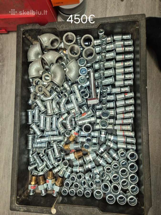 Xpress Presuojamų Fitingų komplektas santechnikui - nuotraukos Nr. 3