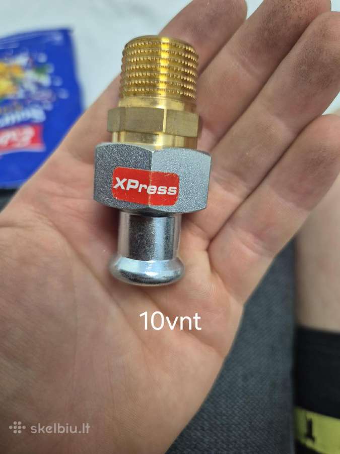 Xpress Presuojamų Fitingų komplektas santechnikui - nuotraukos Nr. 9