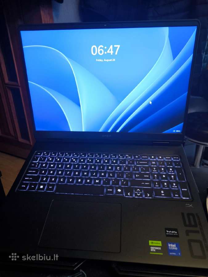 Praktiškai Naujas Hp Omen 16 Su Garantija - nuotraukos Nr. 6
