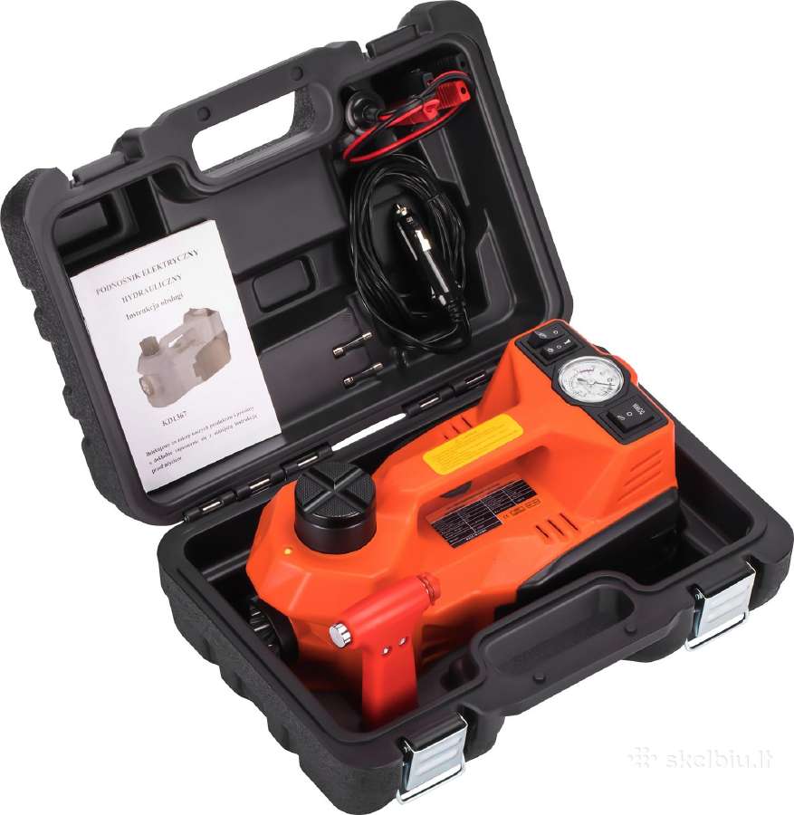 Elektrinis domkratas su kompresoriumi 155–450 mm - nuotraukos Nr. 3