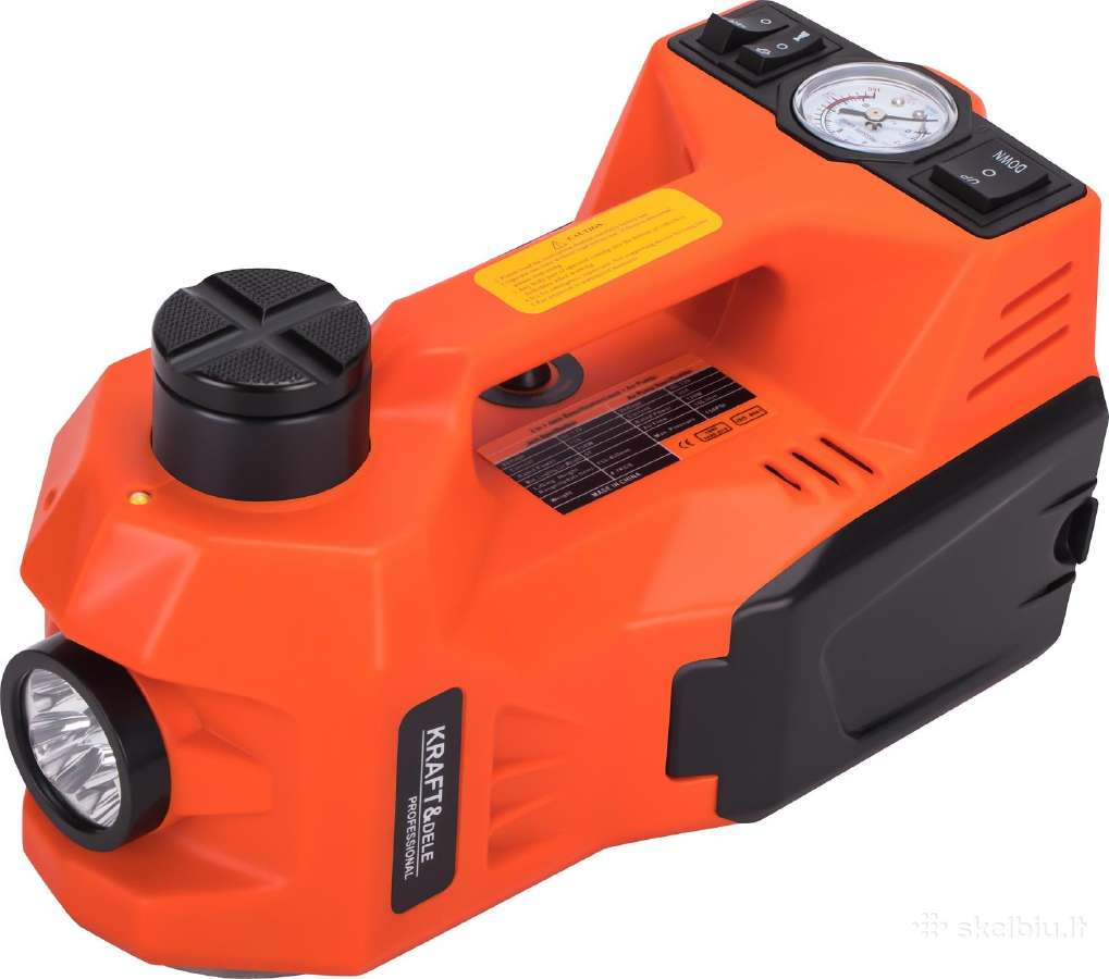 Elektrinis domkratas su kompresoriumi 155–450 mm - nuotraukos Nr. 2
