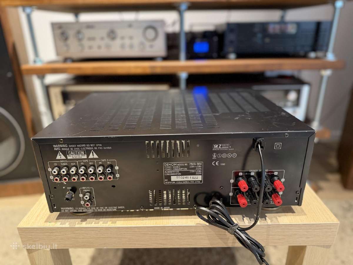 Stiprintuvas Denon Pma-860 - nuotraukos Nr. 6