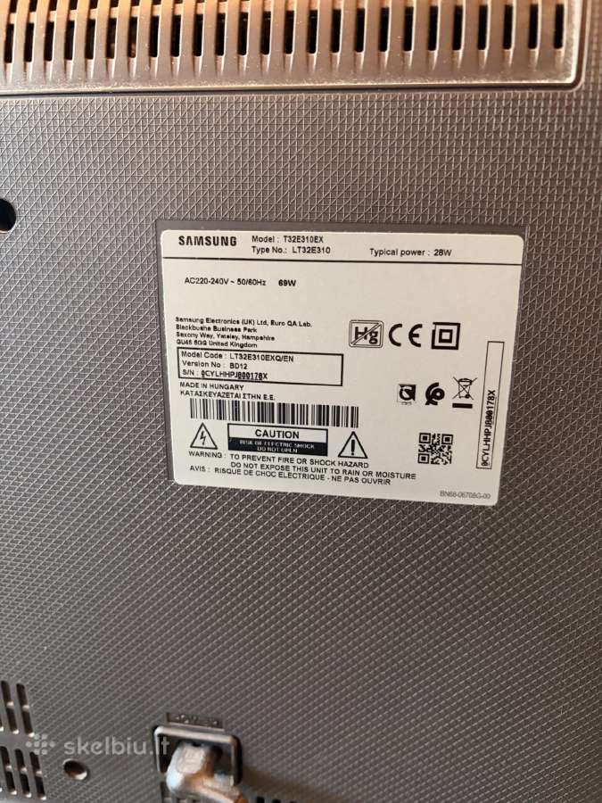 Samsung 32'' Full HD TV / monitorius - nuotraukos Nr. 2