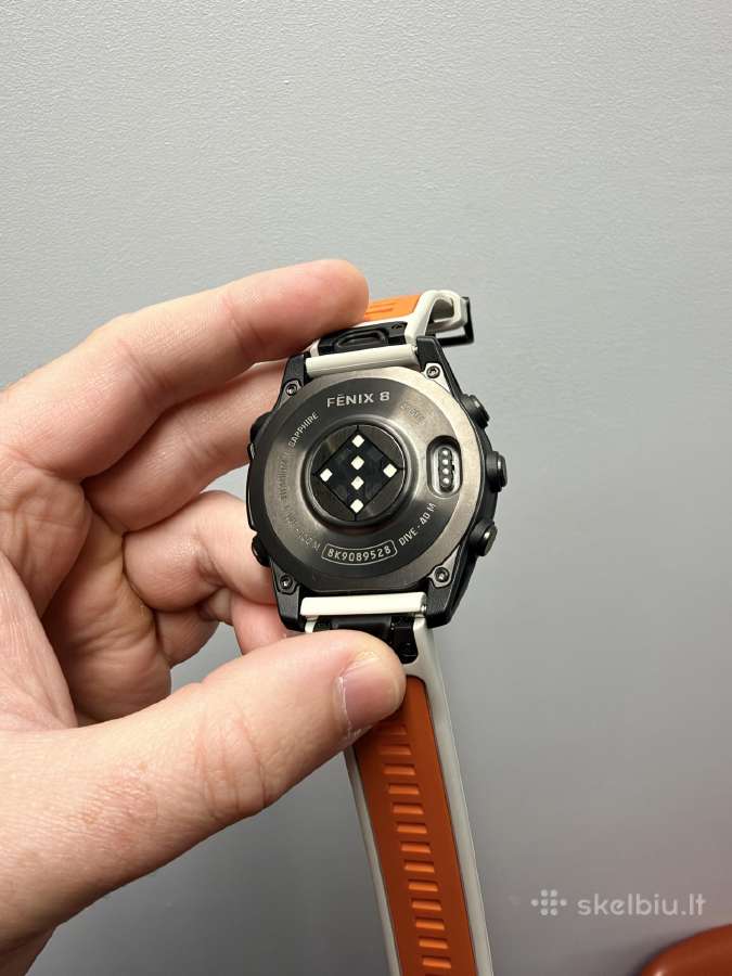 Naujas! Garmin Fenix 8 Sapphire Amoled, 47mm - nuotraukos Nr. 6