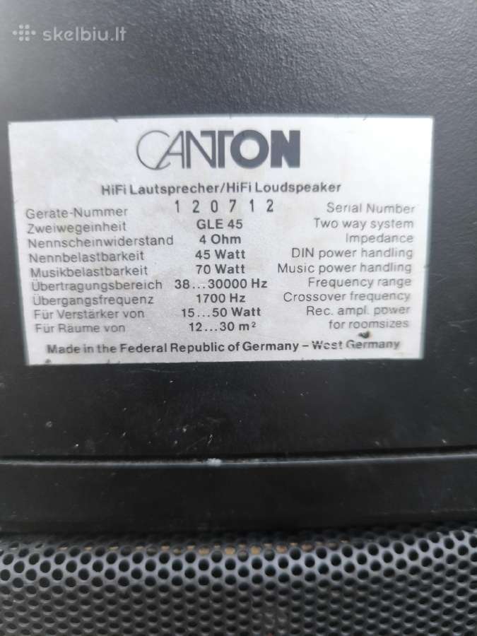 B&w dm610, Canton, Magnat, Focal kolonėlės - nuotraukos Nr. 11