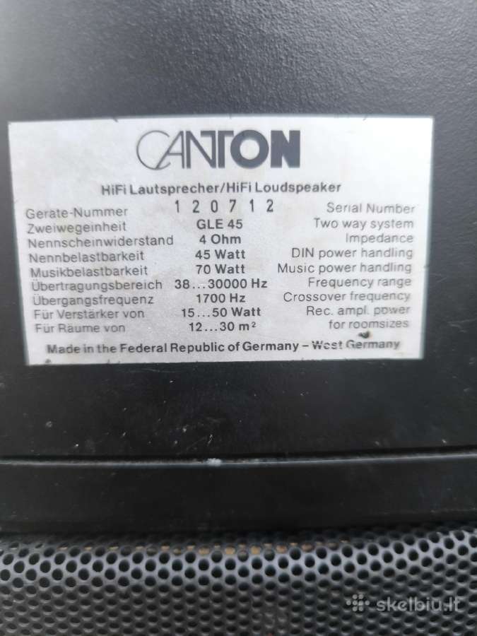 Canton, MB Quart kolonėlės - nuotraukos Nr. 5