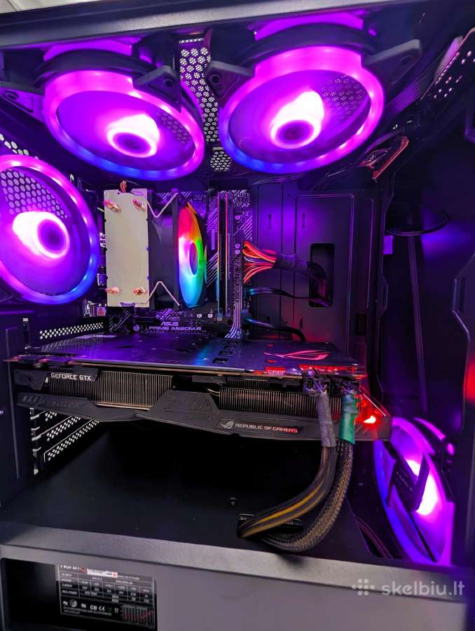 Žaidimų Pc Ryzen 5 16gb Gtx 1080 Ti 11gb SSD+HDD - nuotraukos Nr. 7