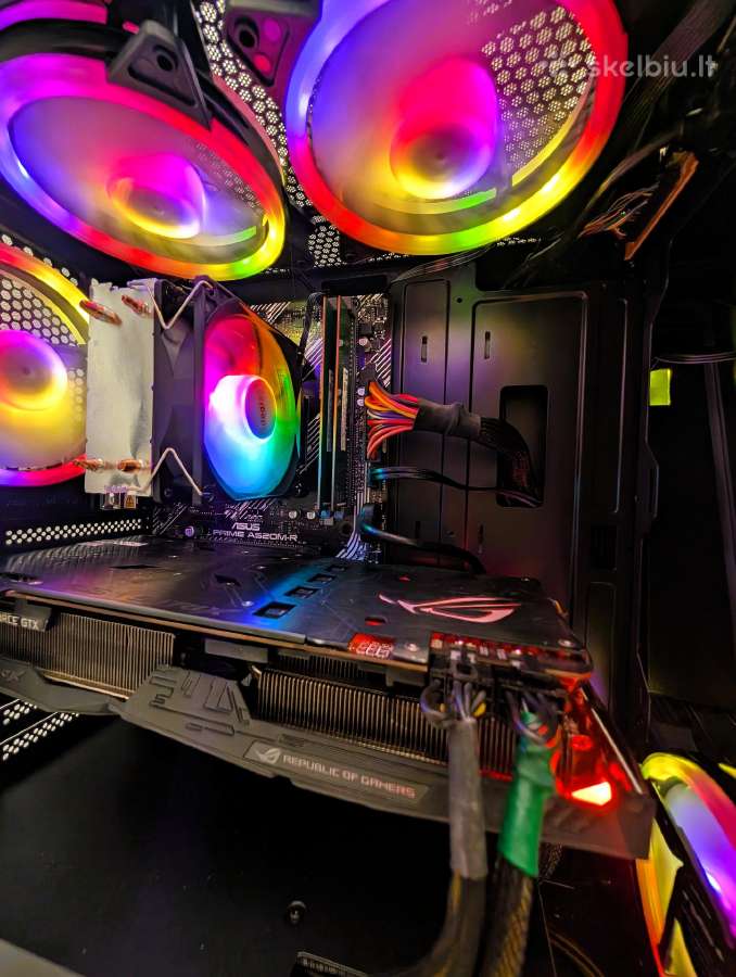 Žaidimų Pc Ryzen 5 16gb Gtx 1080 Ti 11gb SSD+HDD - nuotraukos Nr. 10
