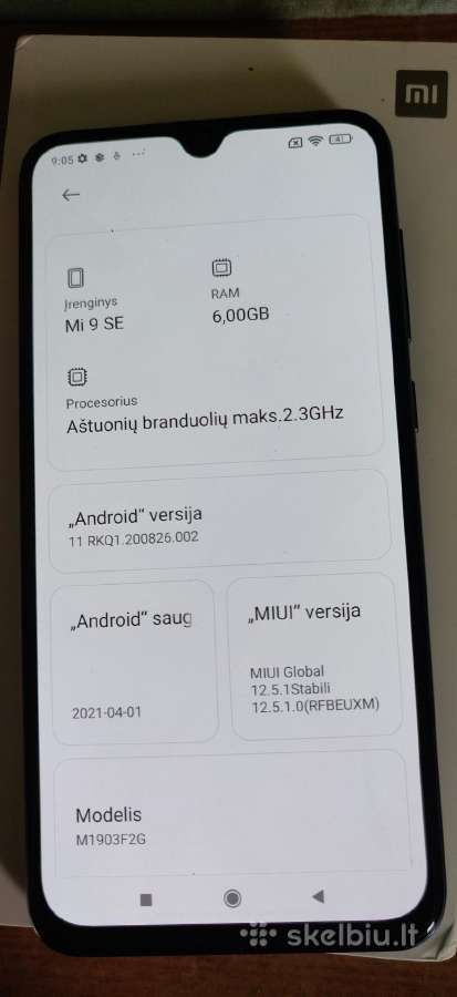Xiaomi Mi 9se - nuotraukos Nr. 3