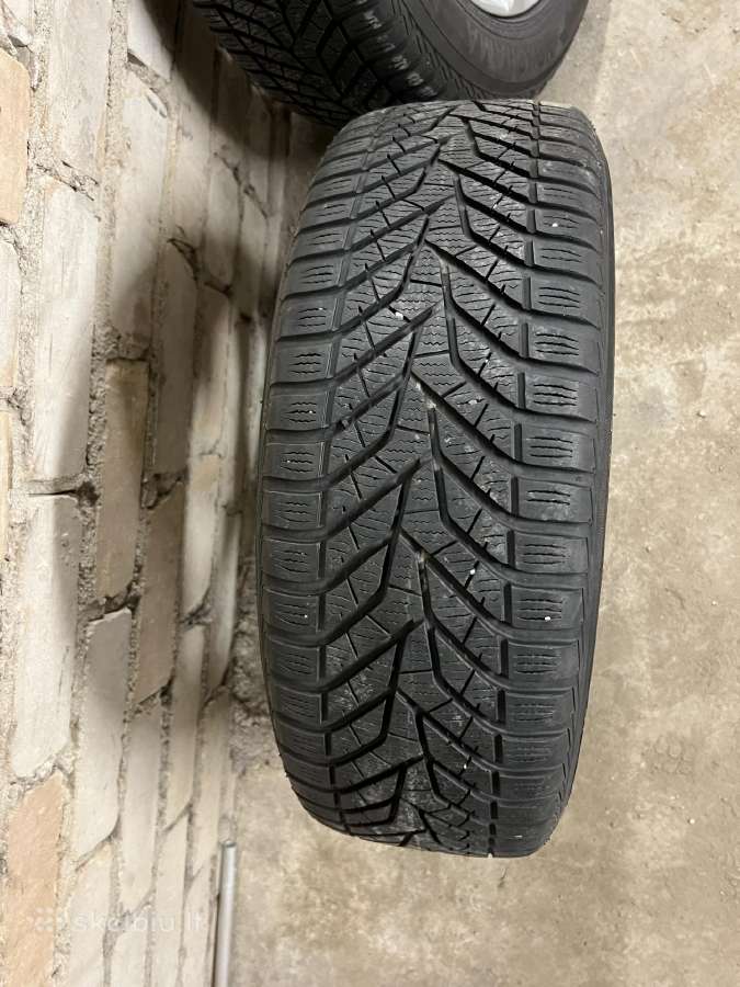 VW R17 ratlankiai su žiem. padangomis 215/55/r17 - nuotraukos Nr. 9