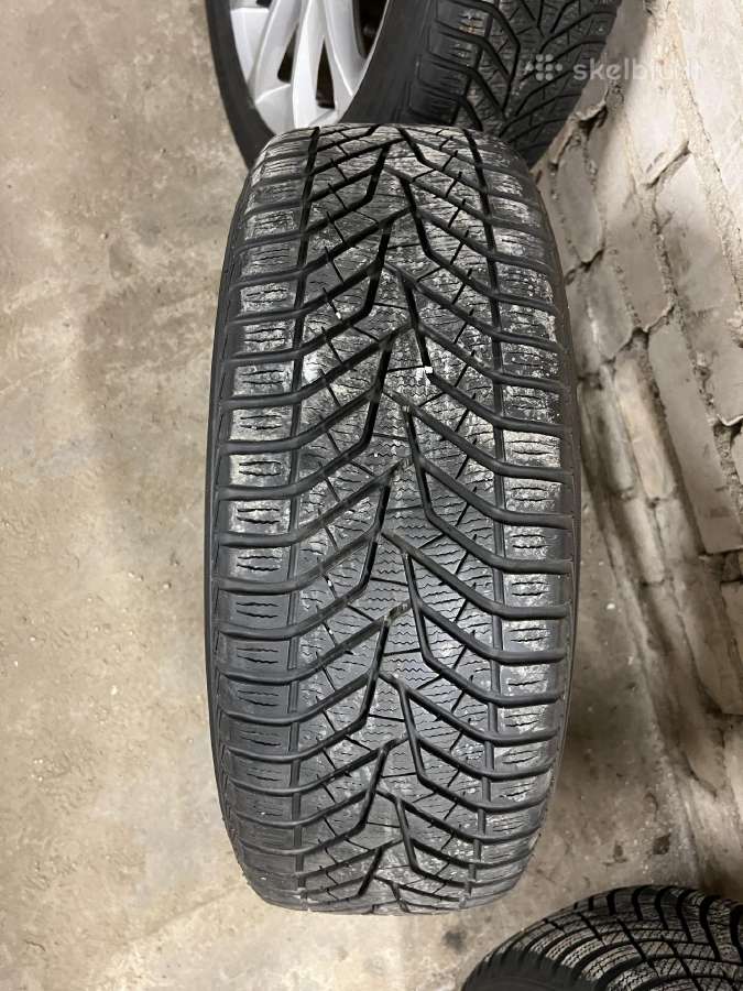 VW R17 ratlankiai su žiem. padangomis 215/55/r17 - nuotraukos Nr. 10