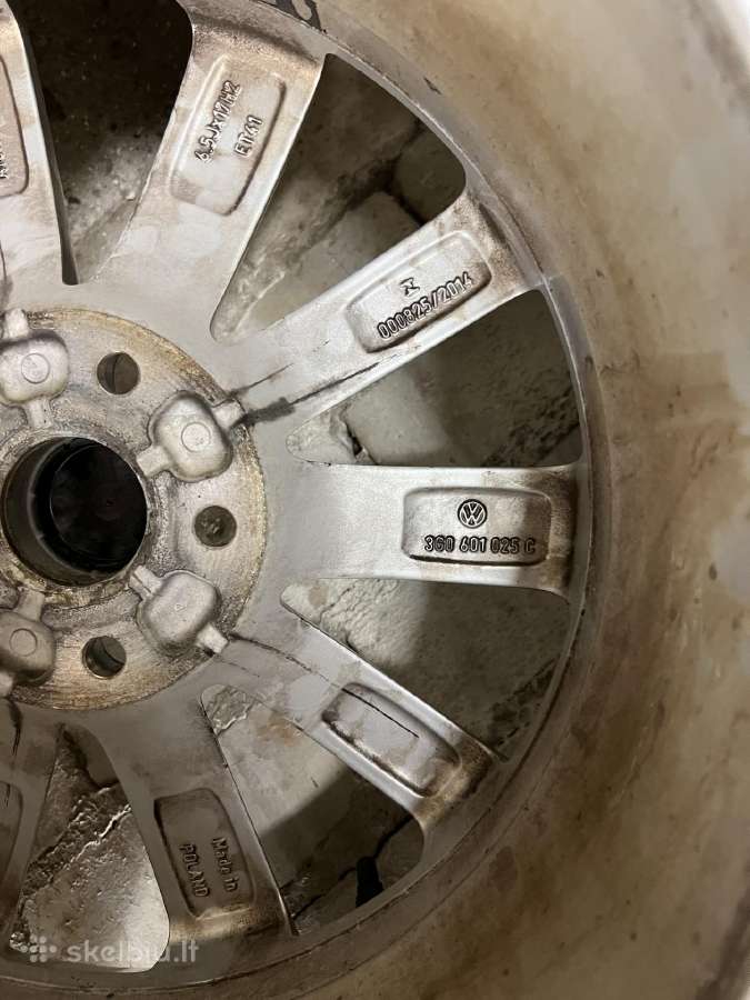 VW R17 ratlankiai su žiem. padangomis 215/55/r17 - nuotraukos Nr. 22