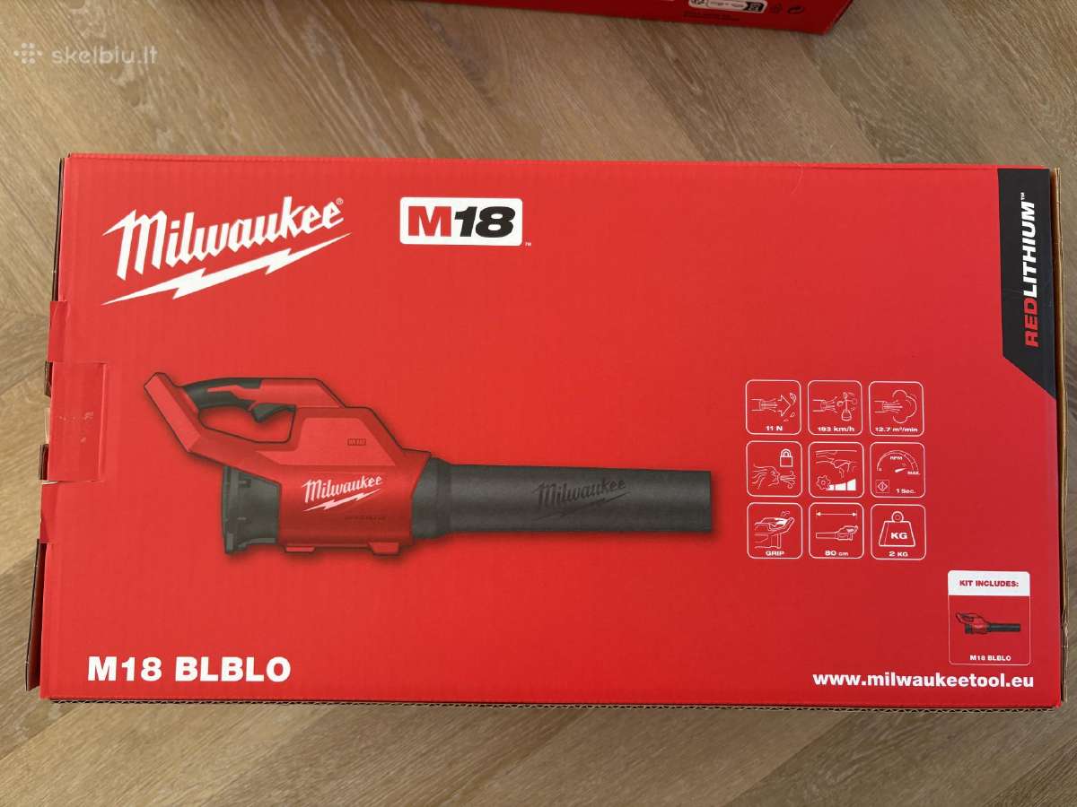 Milwaukee lapų pūstuvas m18 fblg3 , m18 blblo - nuotraukos Nr. 3