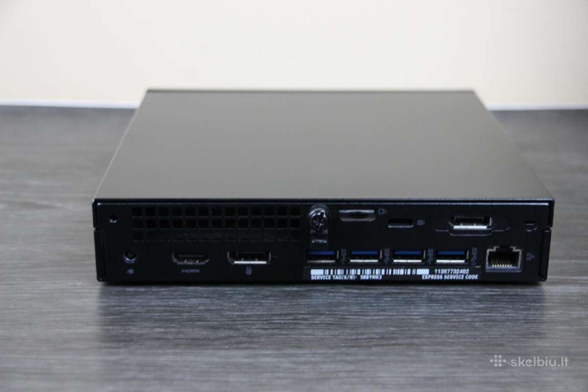 Dell Optiplex 5050 tiny i5-7500t 8/16gb SSD + HDD - nuotraukos Nr. 3