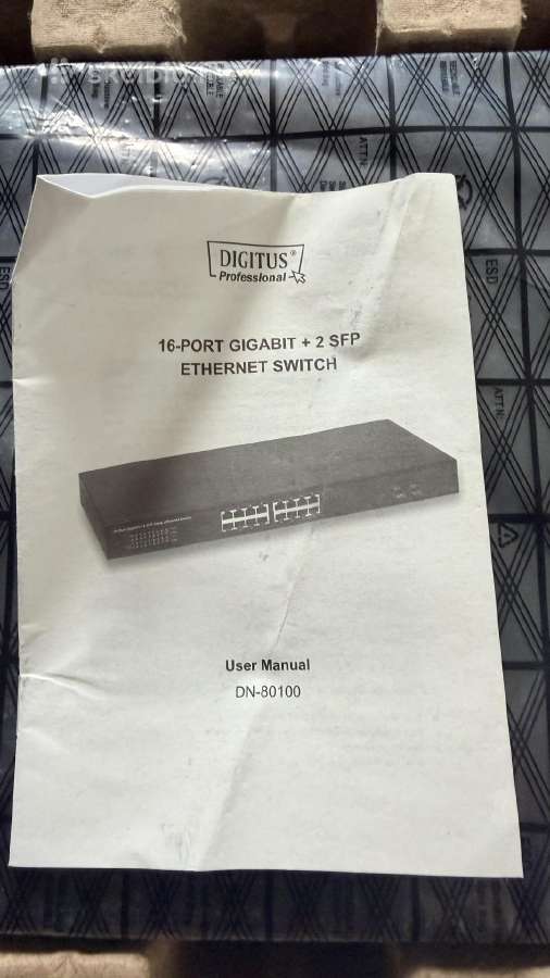 Naujas Digitus Dn-80100 Gigabit Switch 16port - nuotraukos Nr. 4