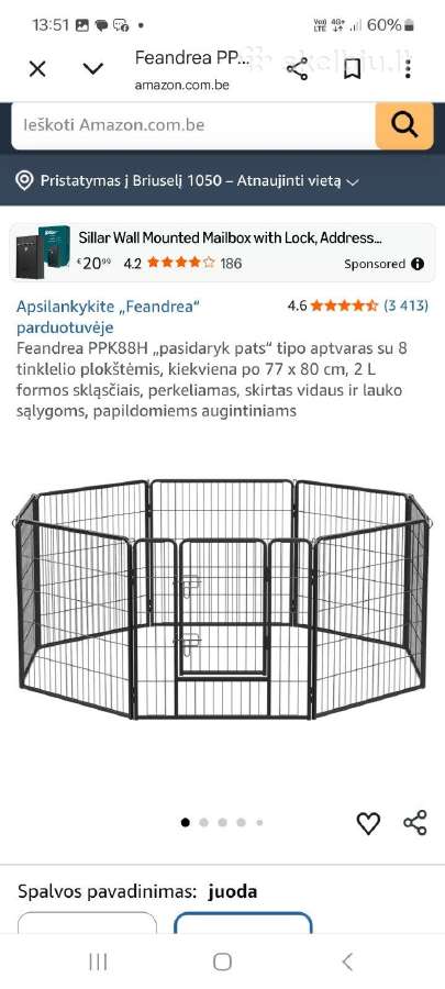 Gyvūnų aptvaras - nuotraukos Nr. 6