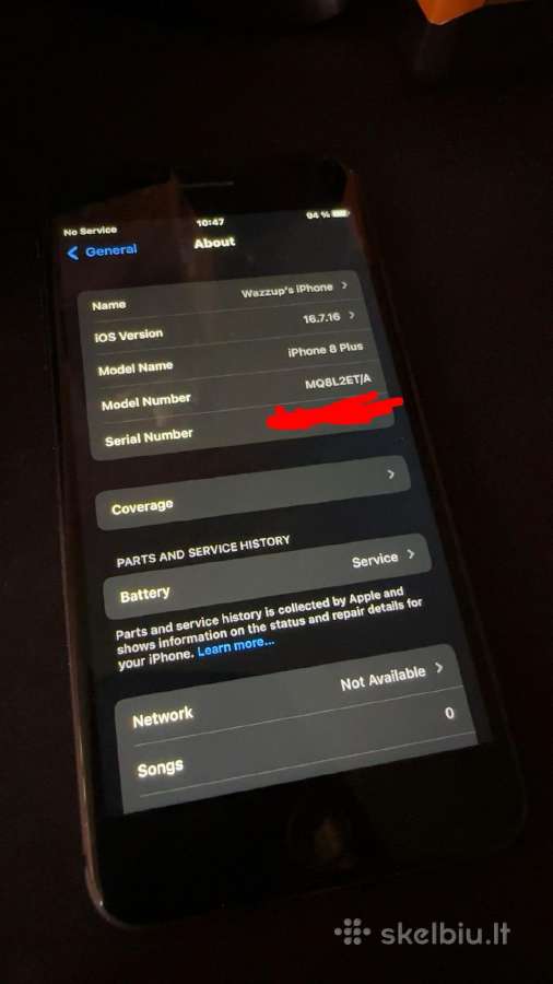 iPhone 8 Plus 64gb - nuotraukos Nr. 3