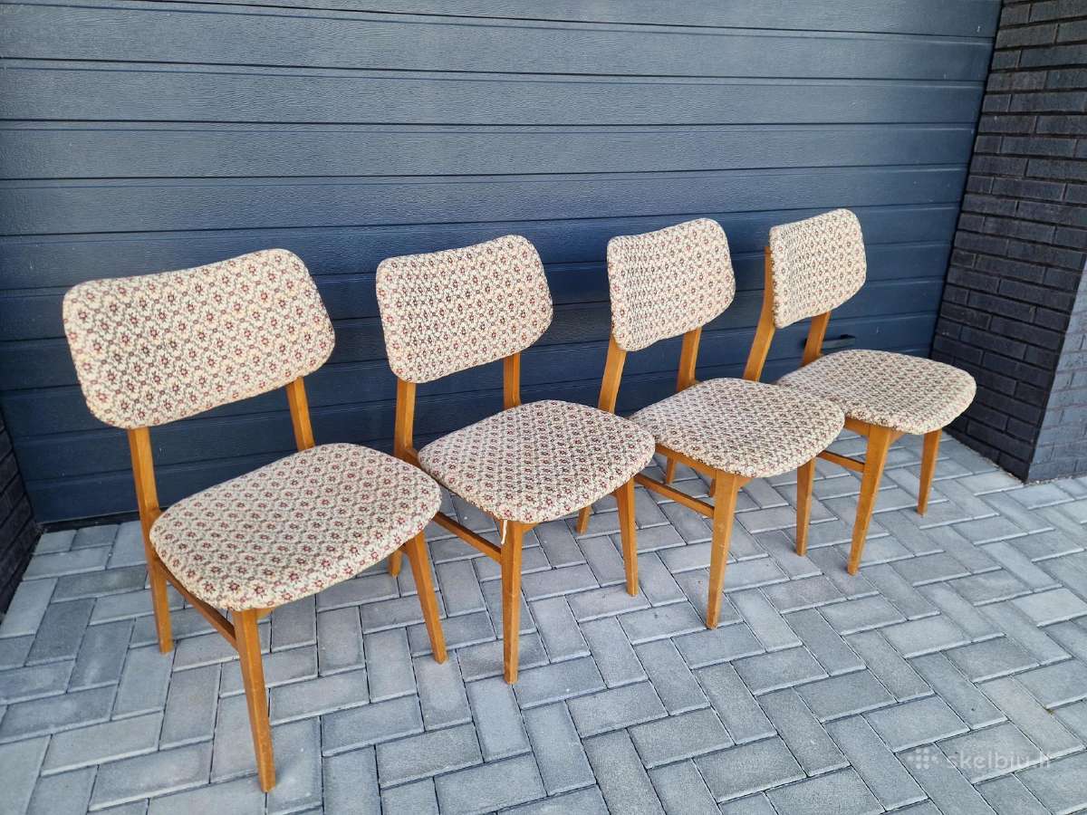 Vintage kėdės 4vnt. - nuotraukos Nr. 2