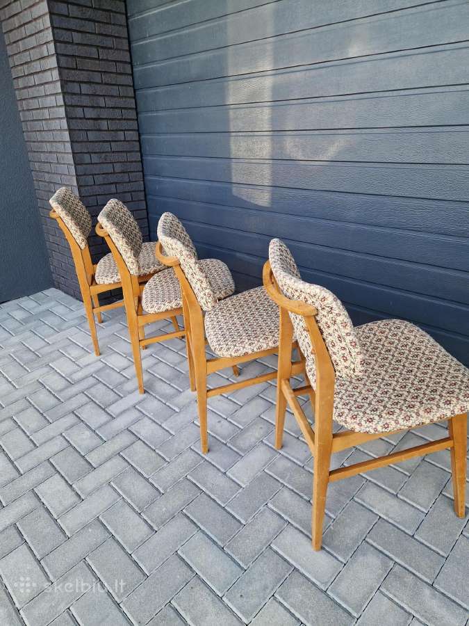Vintage kėdės 4vnt. - nuotraukos Nr. 3