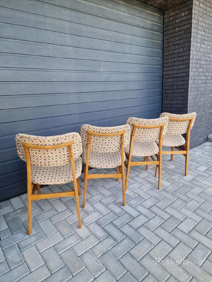 Vintage kėdės 4vnt. - nuotraukos Nr. 5
