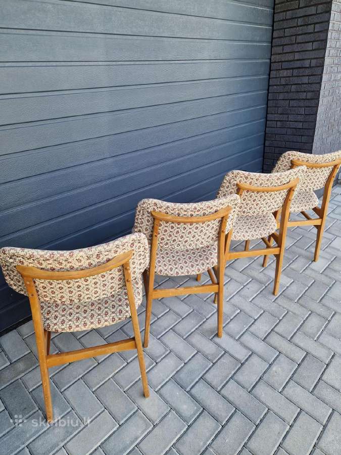 Vintage kėdės 4vnt. - nuotraukos Nr. 6