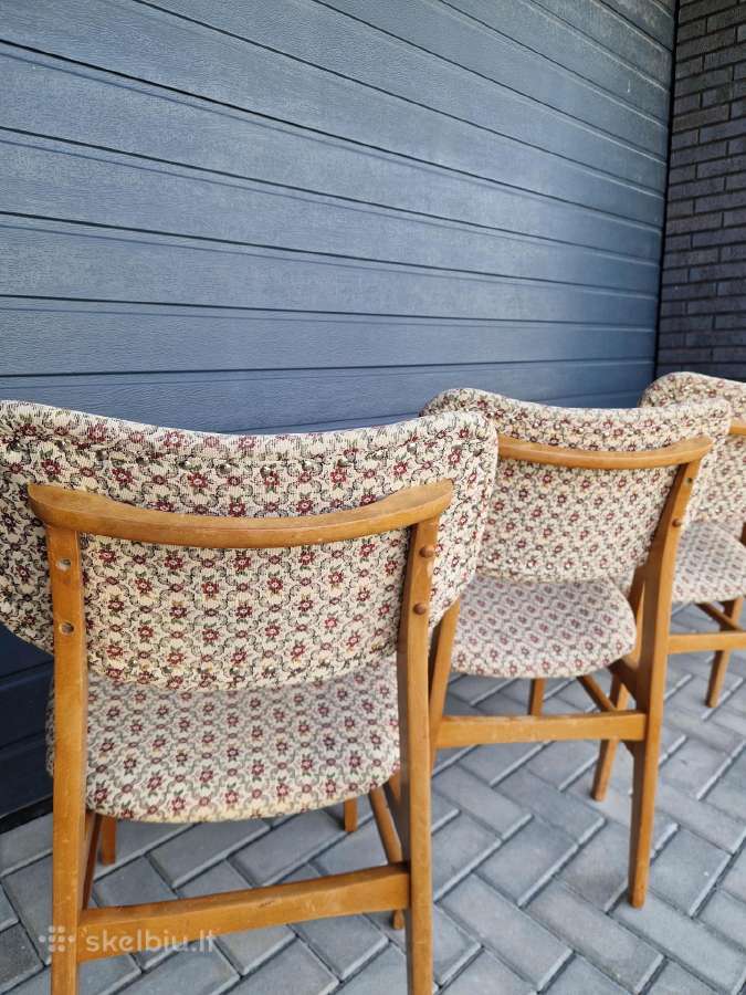 Vintage kėdės 4vnt. - nuotraukos Nr. 7
