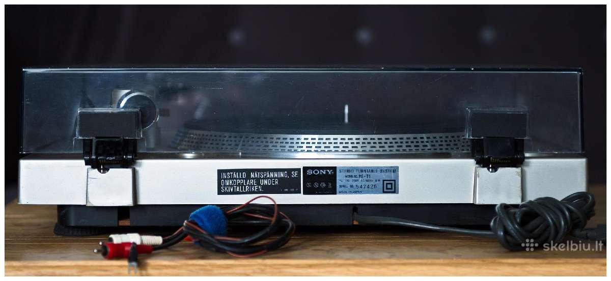 Patefonas JVC Jl-f50 Dual Cs620 Q Sony Ps-t1 - nuotraukos Nr. 24