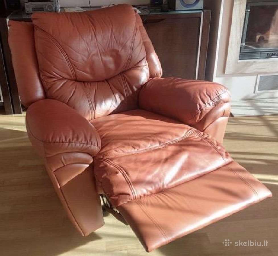 Parduodu odinia sofa su mieg.mechanizmu,foteli - nuotraukos Nr. 3