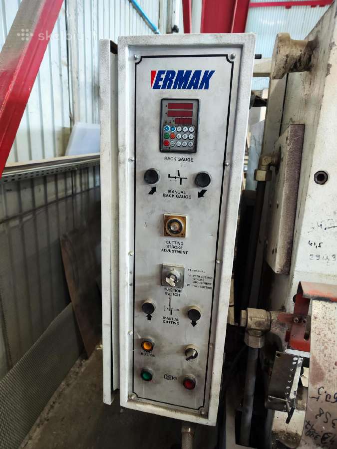 Ermak Hgs 3100x6 metalo lakštų karpymo staklės - nuotraukos Nr. 4