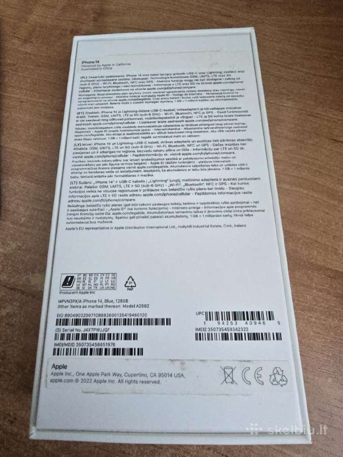 iPhone 14 128 GB - nuotraukos Nr. 5