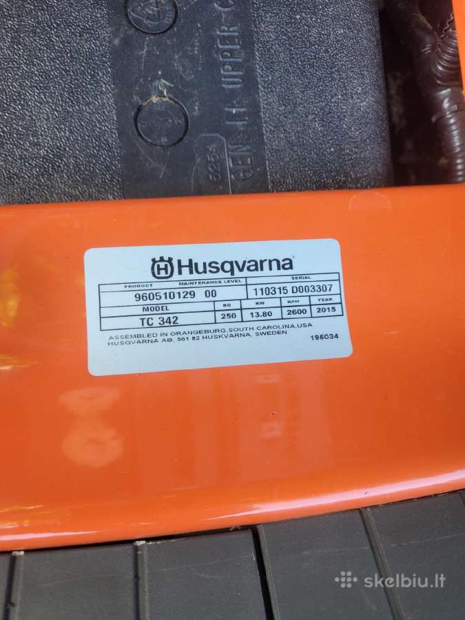 Husqvarna tc342 sodo traktoriukas - nuotraukos Nr. 13