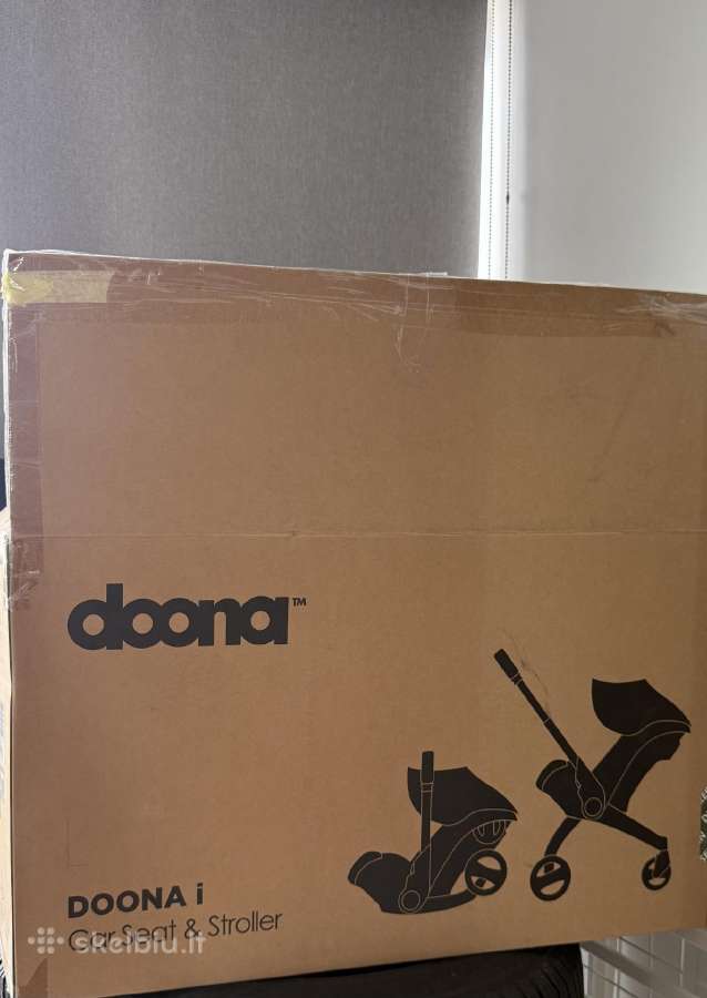 Doona i autokėdutė–vežimėlis + priedai, puiki būkl - nuotraukos Nr. 2