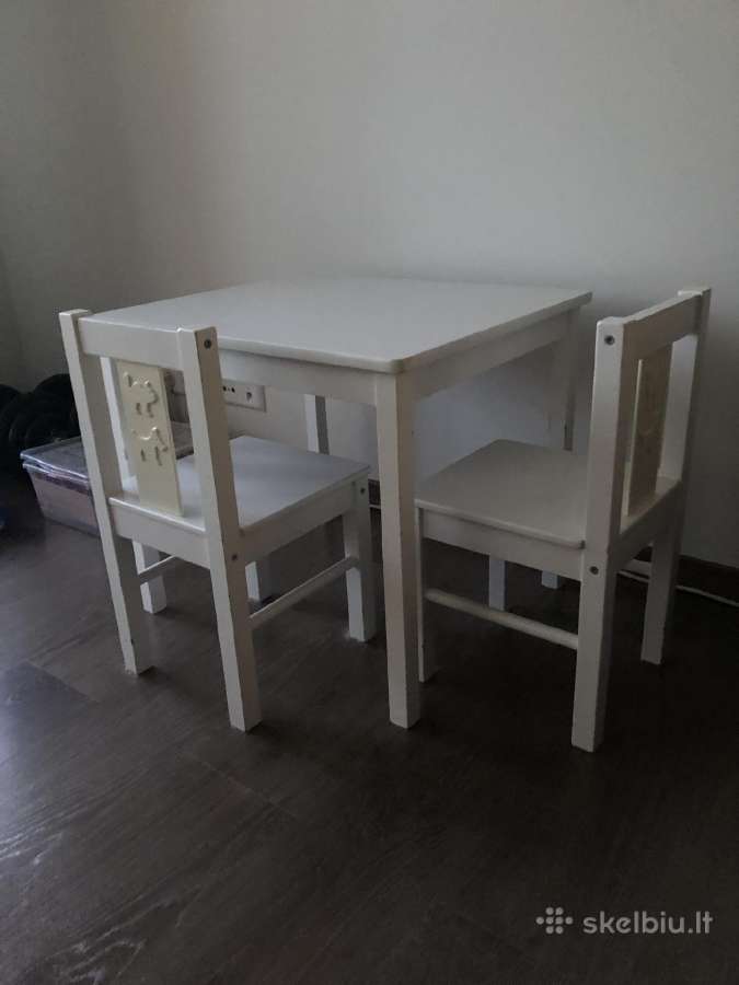 Ikea staliukas su kėdutėm - nuotraukos Nr. 2