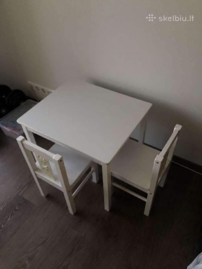 Ikea staliukas su kėdutėm - nuotraukos Nr. 3