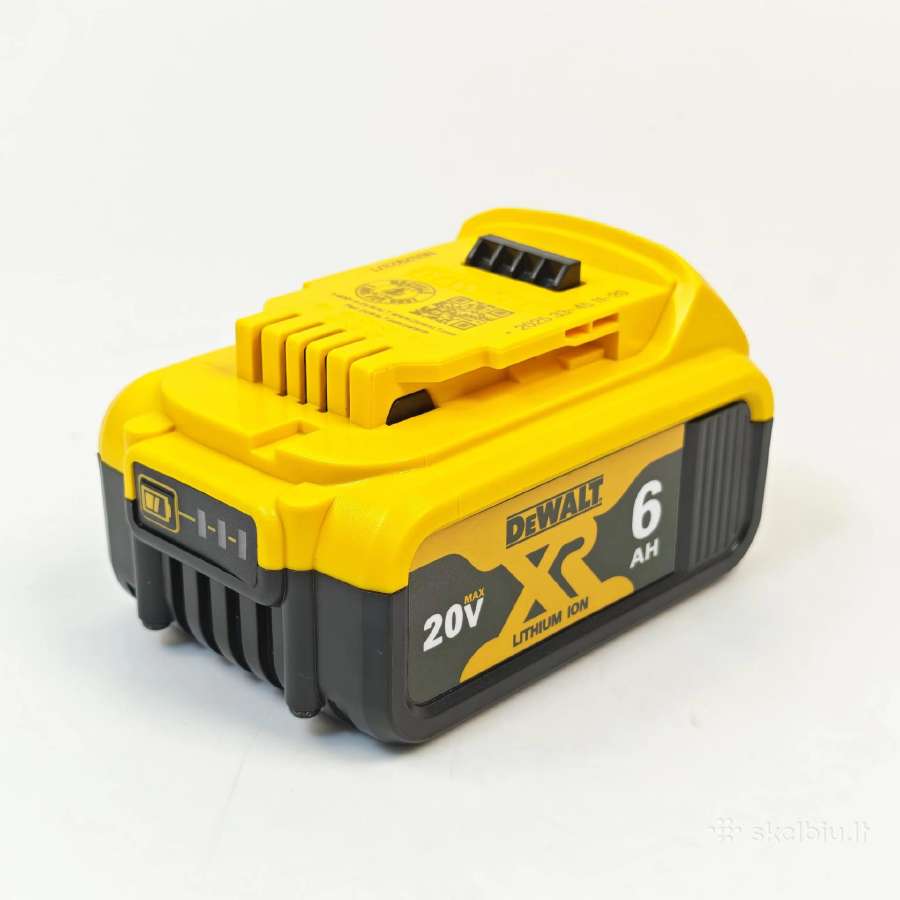 Dewalt baterija 6ah - nuotraukos Nr. 3