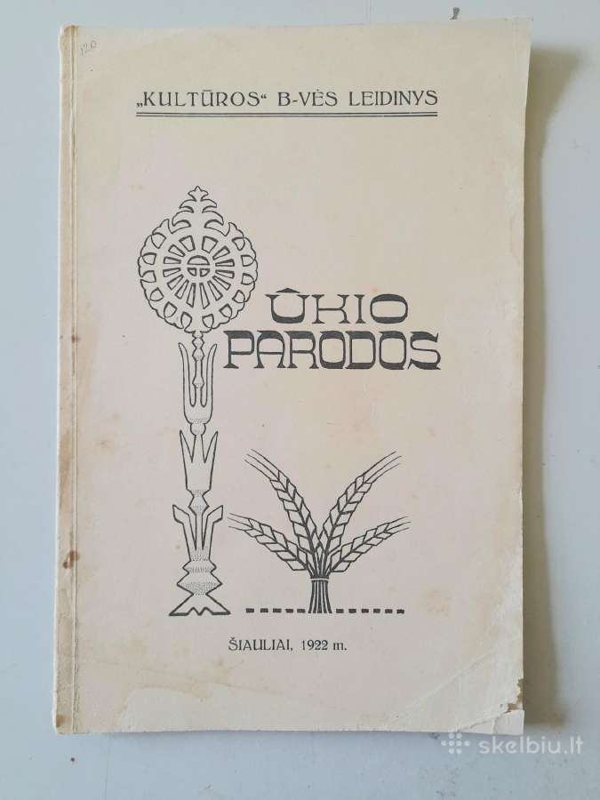 "Ūkio Parodos" 1922m Kultūros b-vės leidinys - nuotraukos Nr. 2