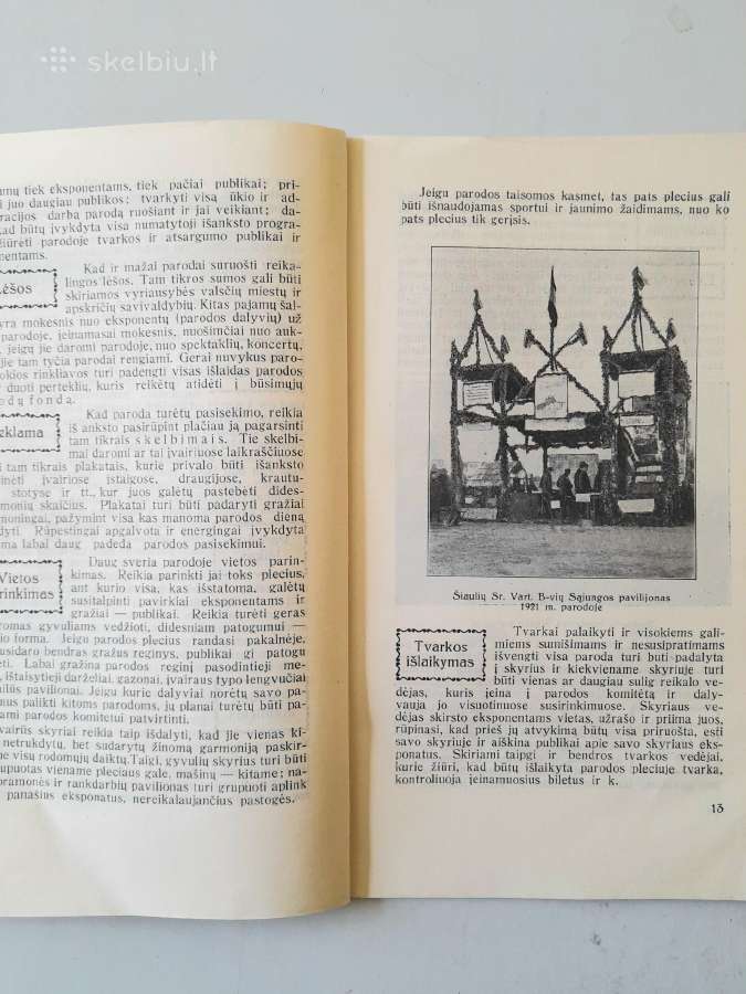 "Ūkio Parodos" 1922m Kultūros b-vės leidinys - nuotraukos Nr. 3