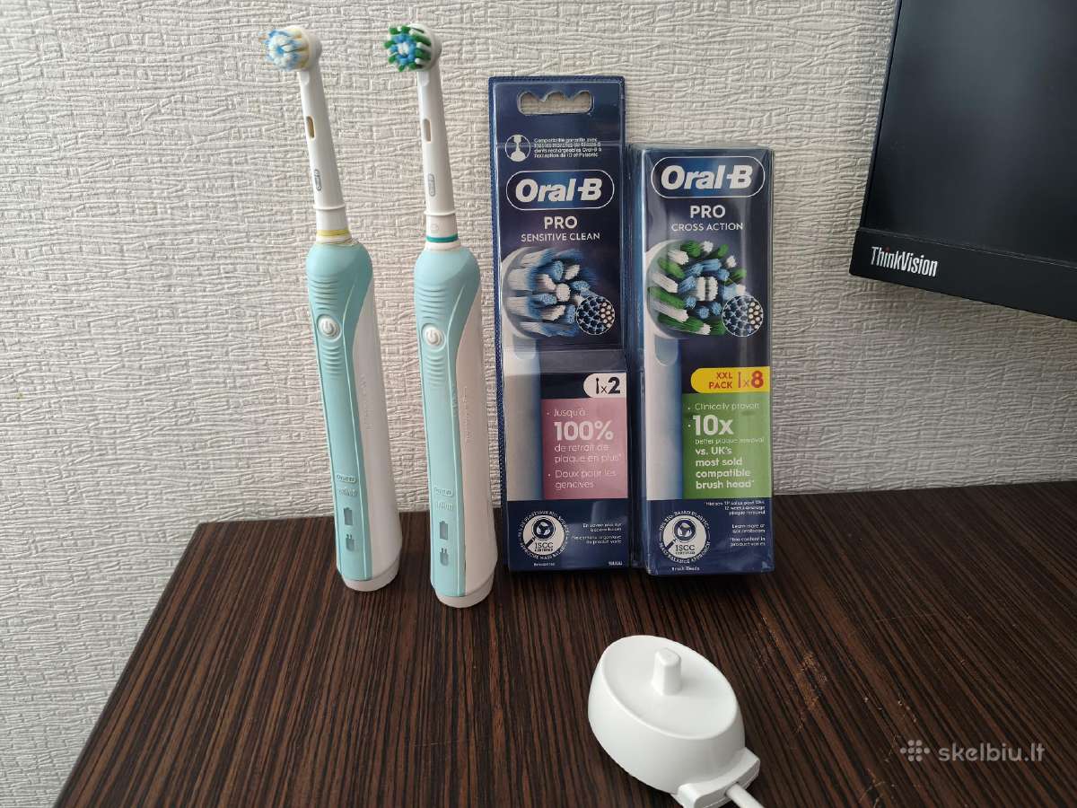 Oral B Pro x 2 elektriniai dantų šepetėliai - nuotraukos Nr. 2